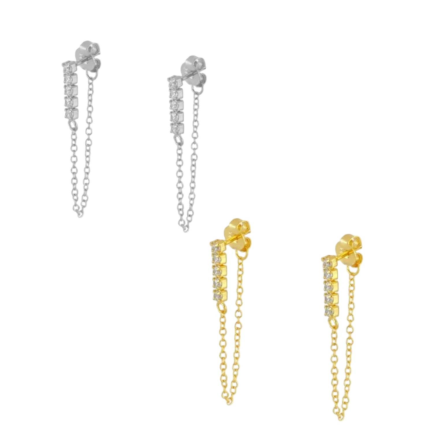 Skyline Chain Studs