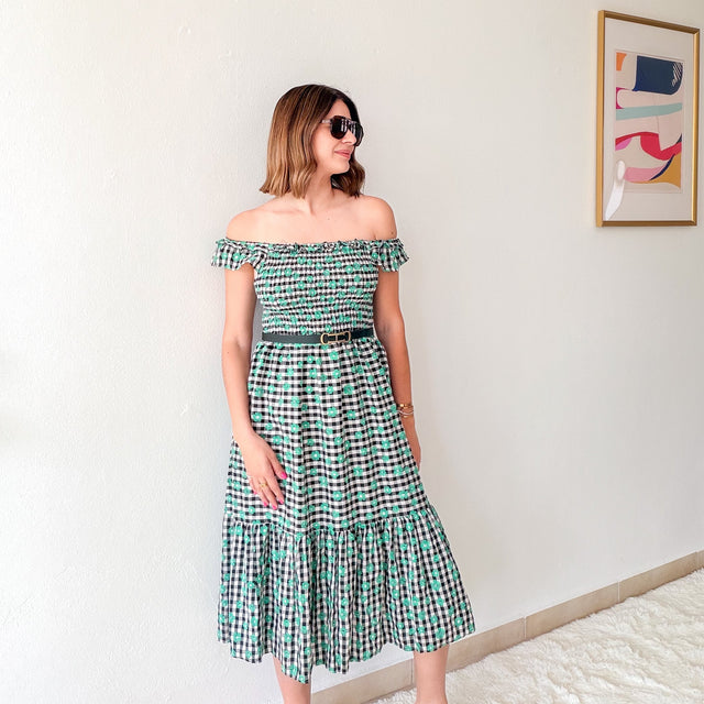 Emerald Picnic Dress