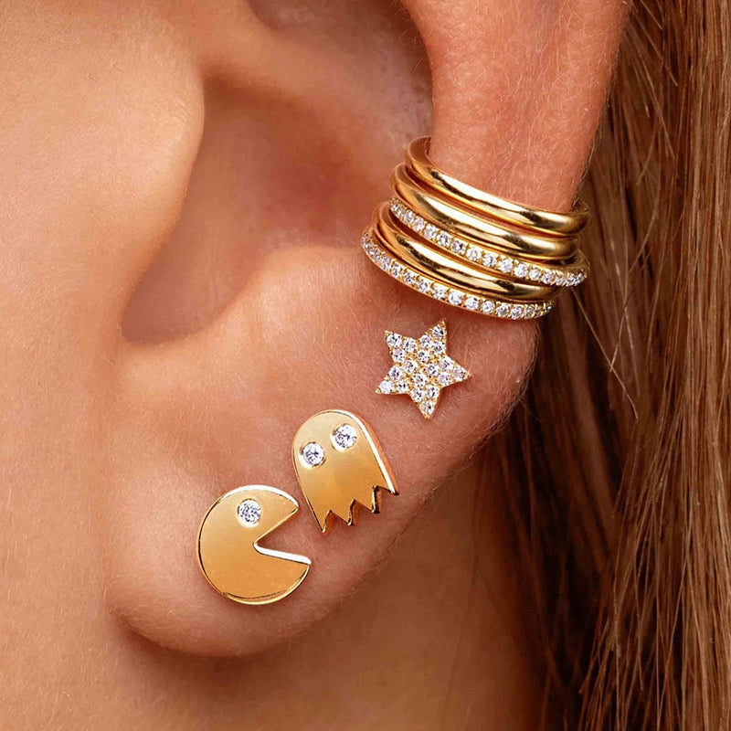 Pac-Man Studs