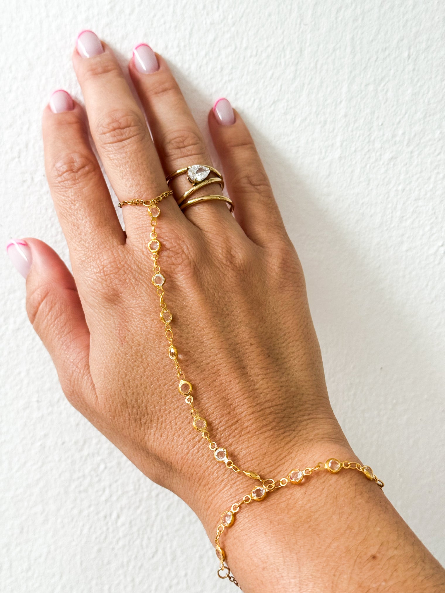 Luna Crystal Hand Chain