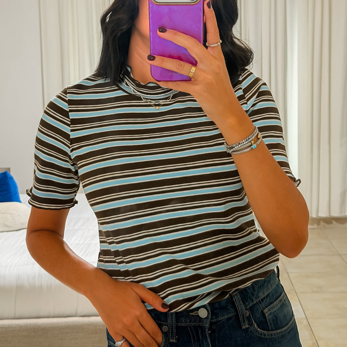 Ribbed Stripes Tshirt