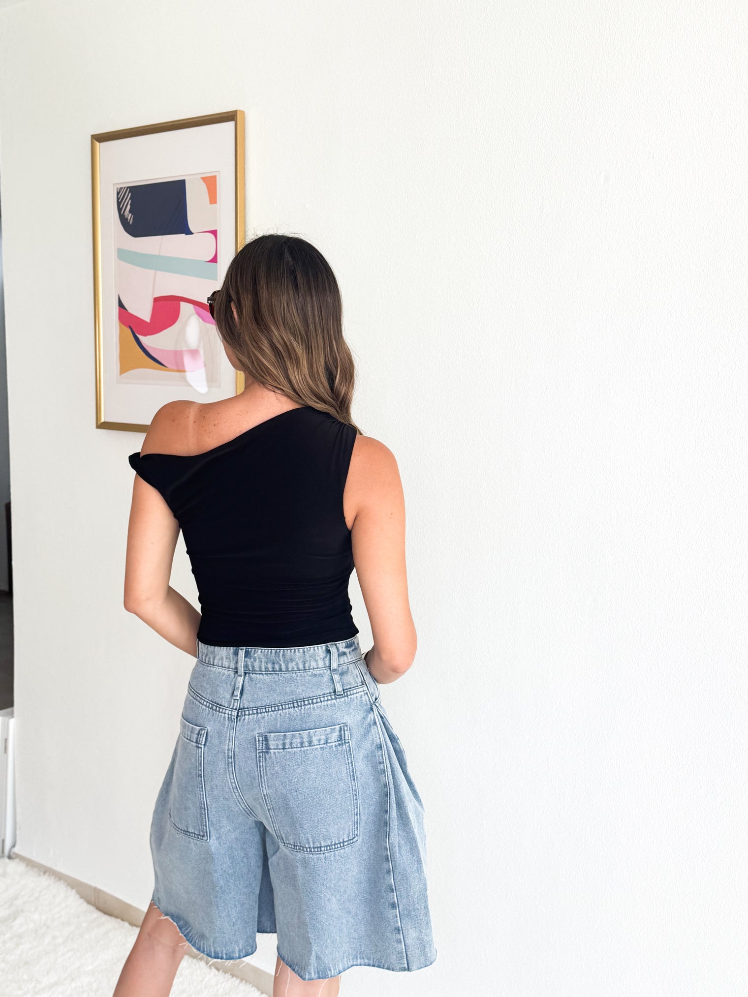 One Shoulder Basic Top