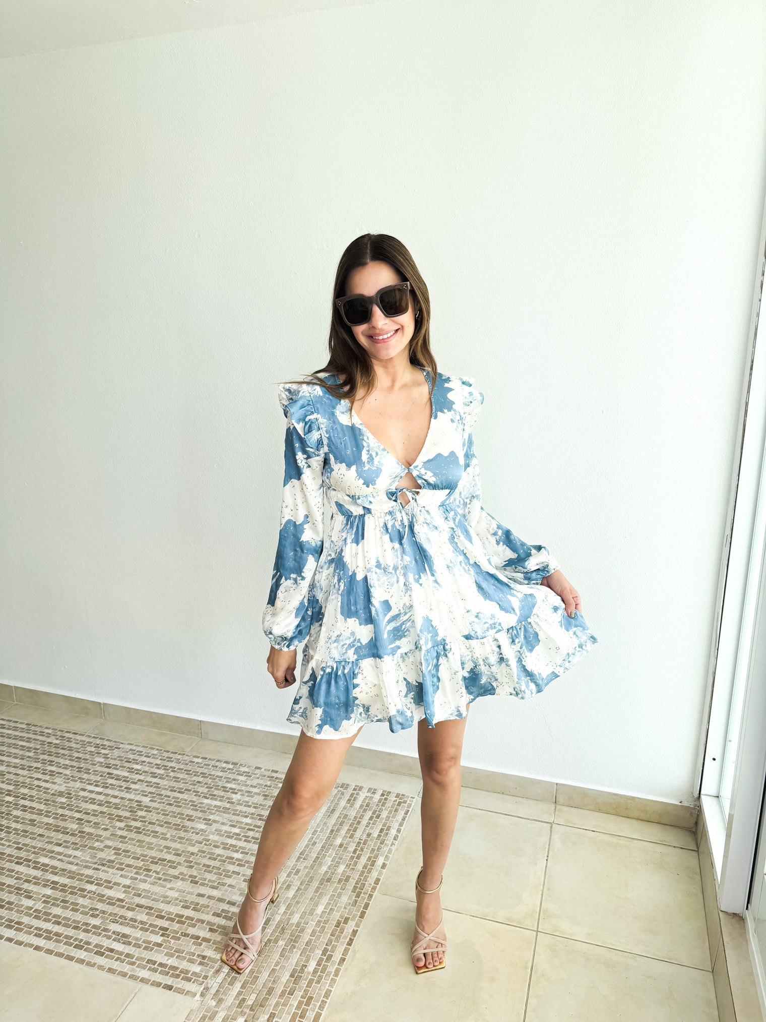 Blue Mini Dress