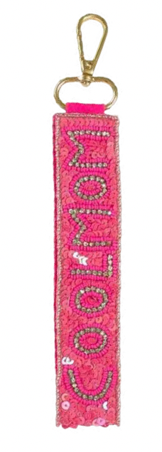 Sequin & Bead Keychain Wristlet — Choose Your Vibe