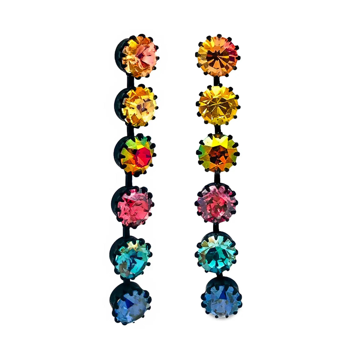 Mini Lilibet Single Earring - Smutt Watermelon Ombre