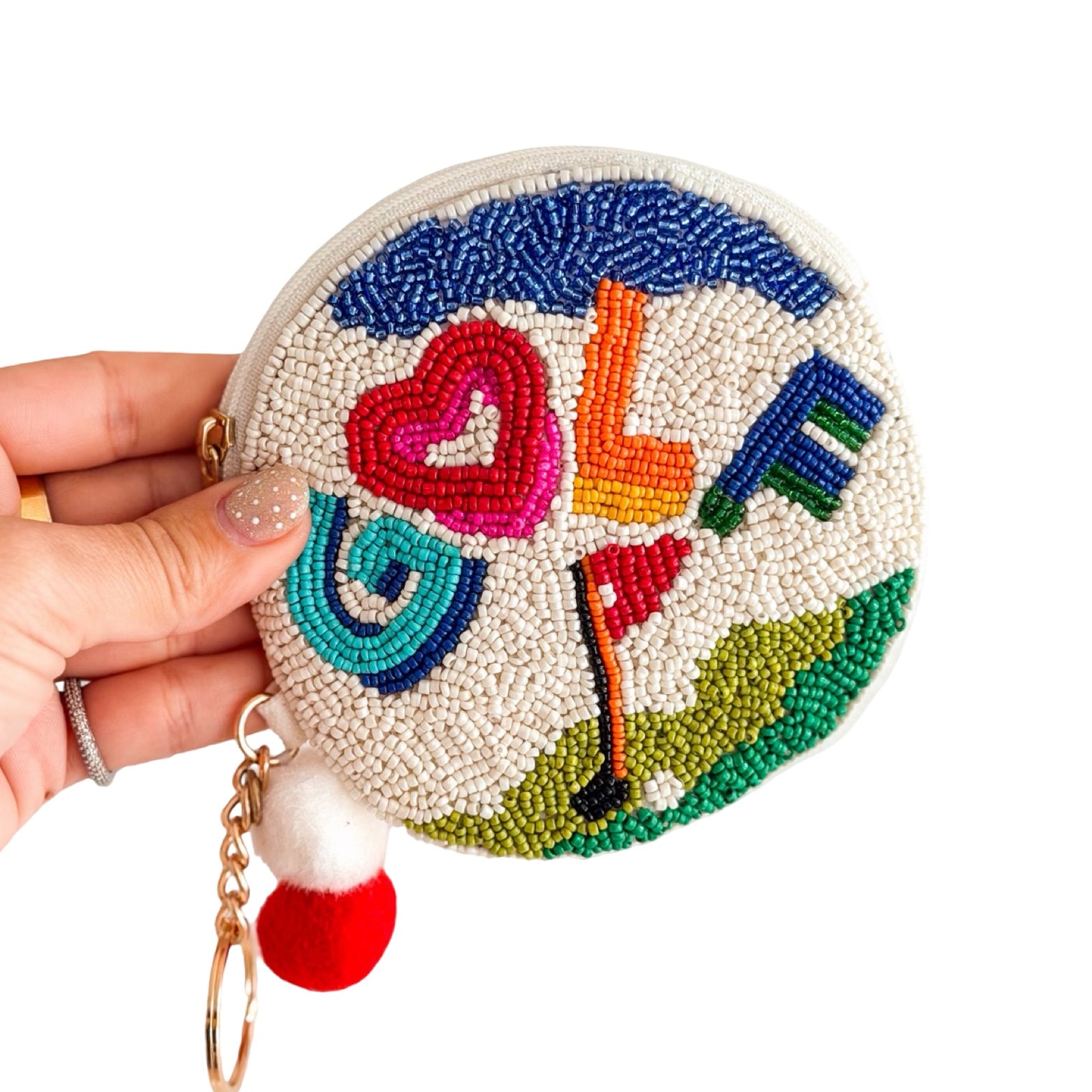 Coin Purse Handmade with Keychain — Best Seller