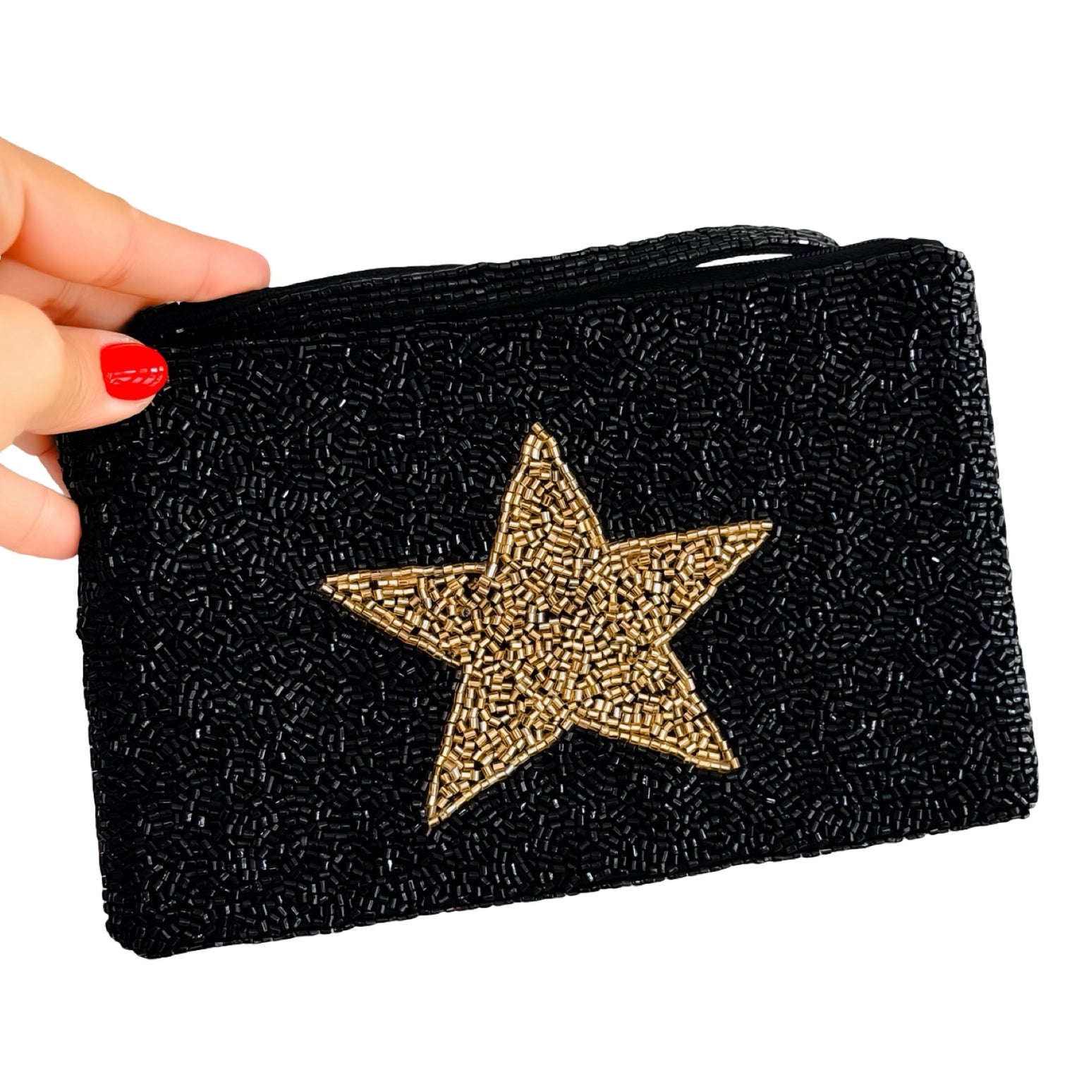 Star Wristlet Beaded Wallet
