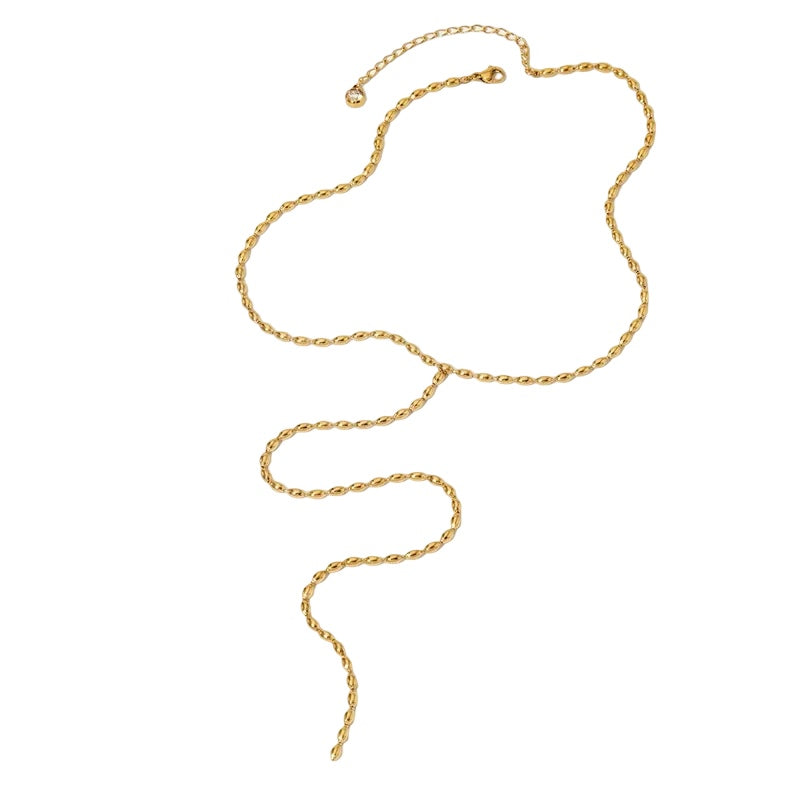 Lariat Beaded Necklace
