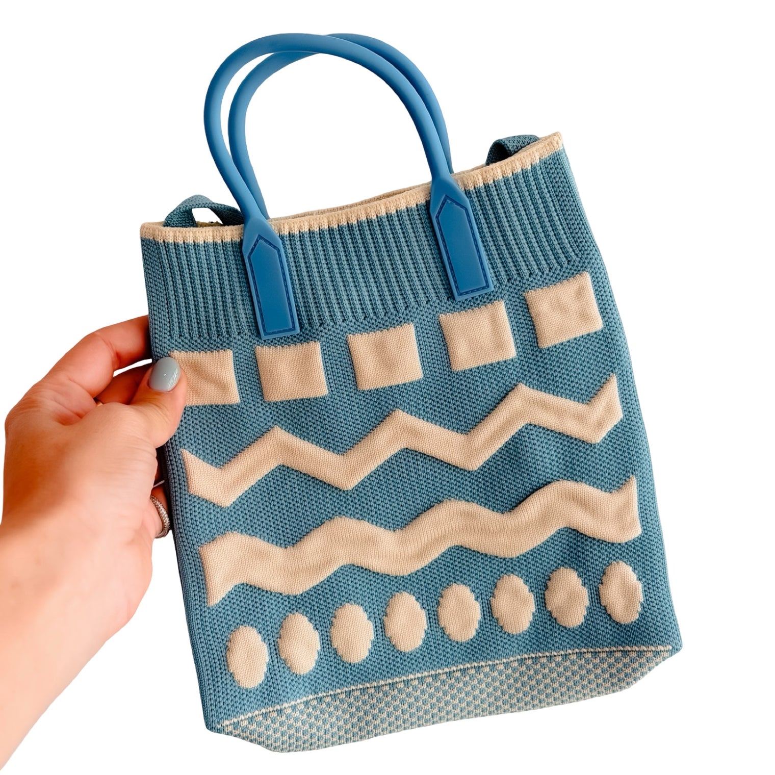 Knit Crossbody Tote