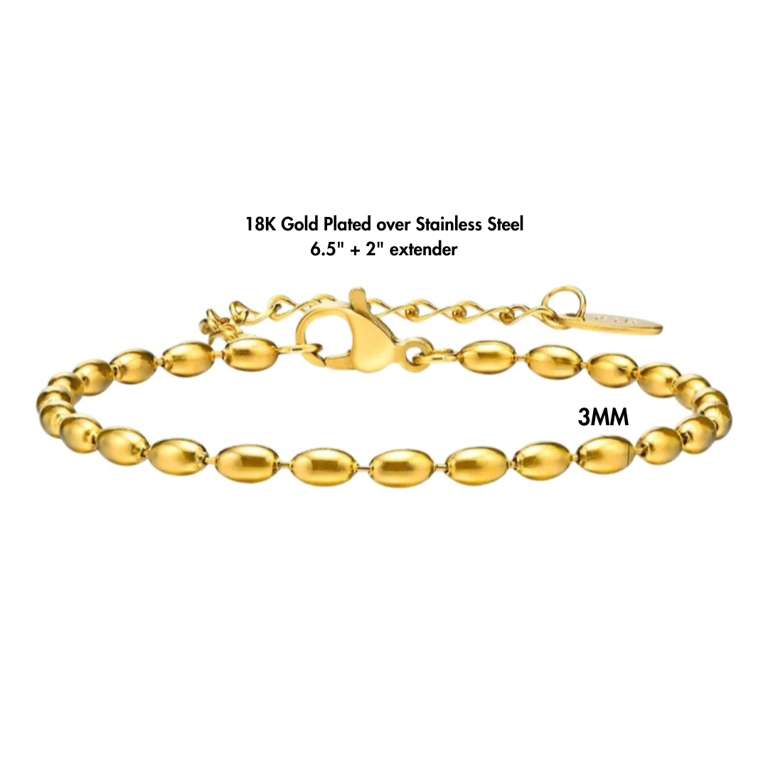 Karo Gold Bracelet