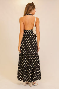Polka Dot Halter Skirt Set