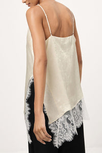 Lace Trim Tank Top
