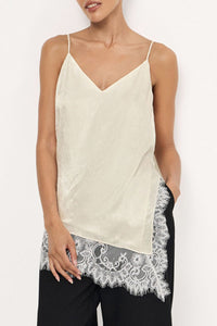 Lace Trim Tank Top
