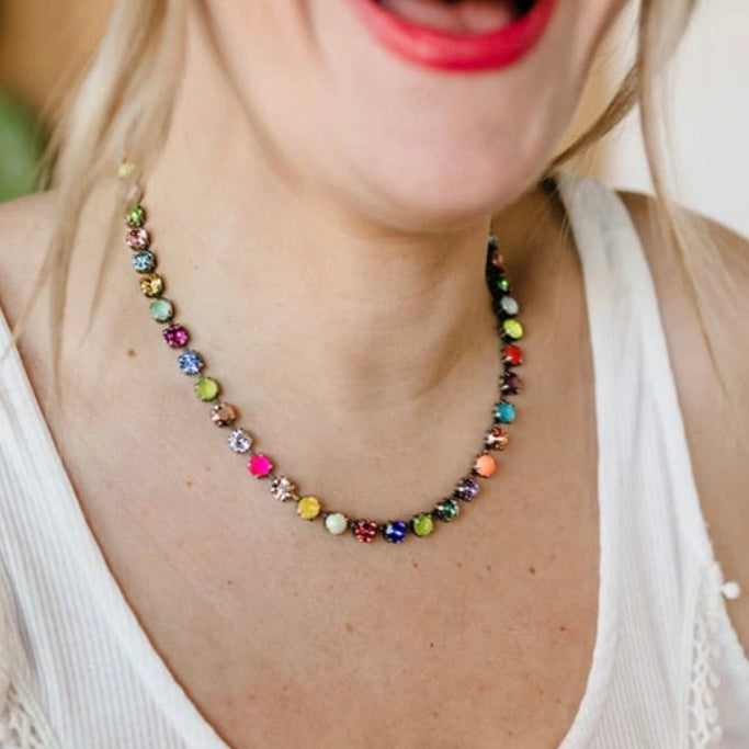Sarina Necklace - Silver