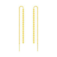 Golden Drop Chain Earrings