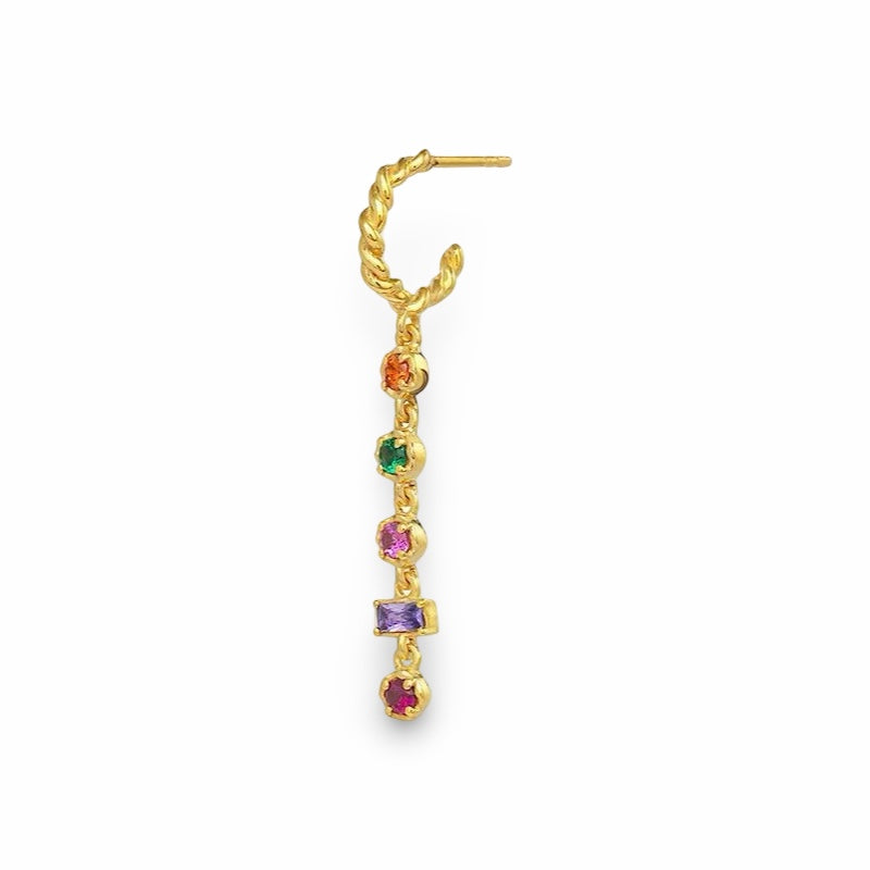 Rainbow Drop Earring