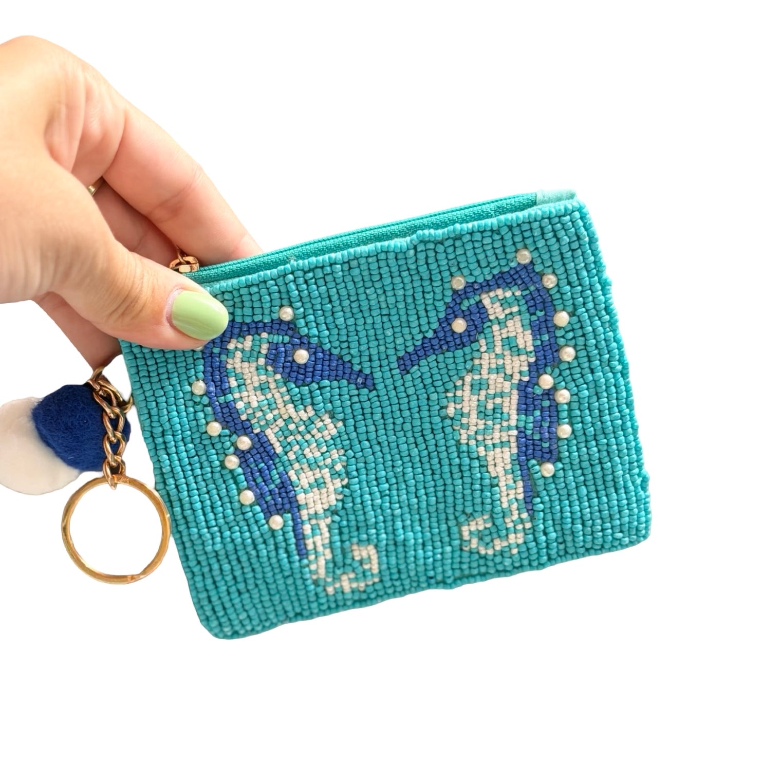 Coin Purse Handmade with Keychain — Best Seller