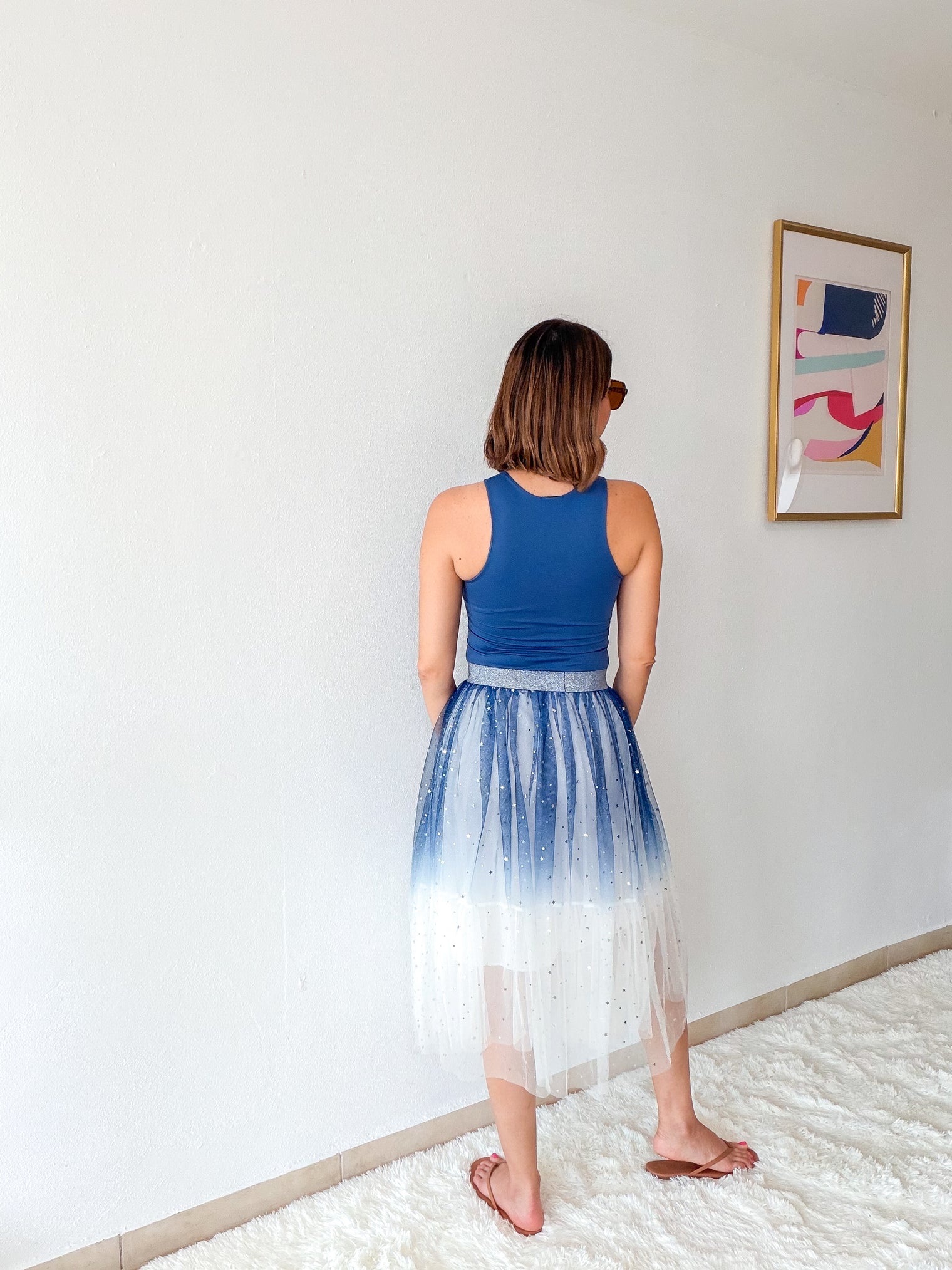 Midnight Stardust Tulle Skirt
