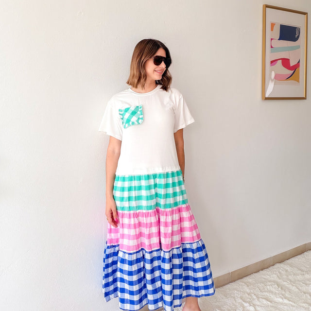 Candy Check Oversized Dress