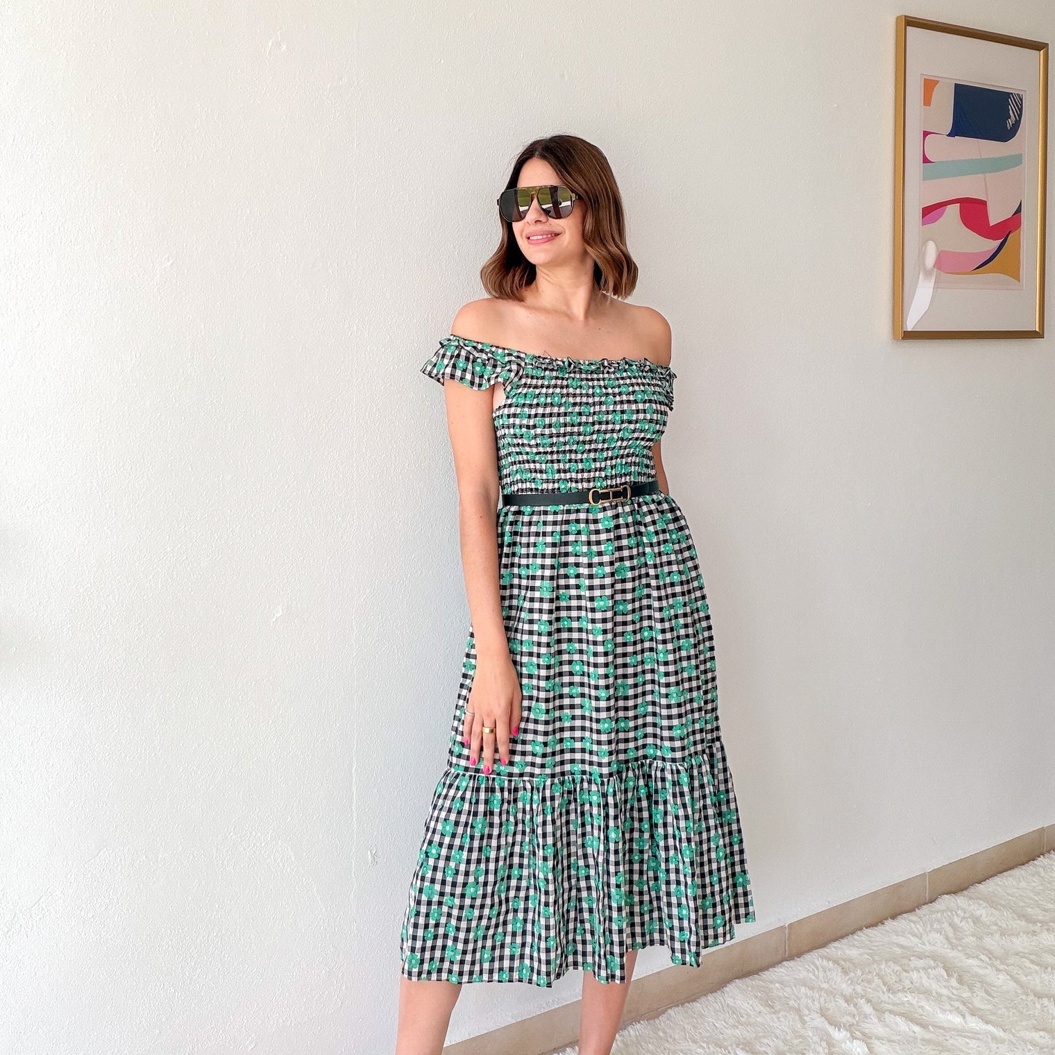 Emerald Picnic Dress