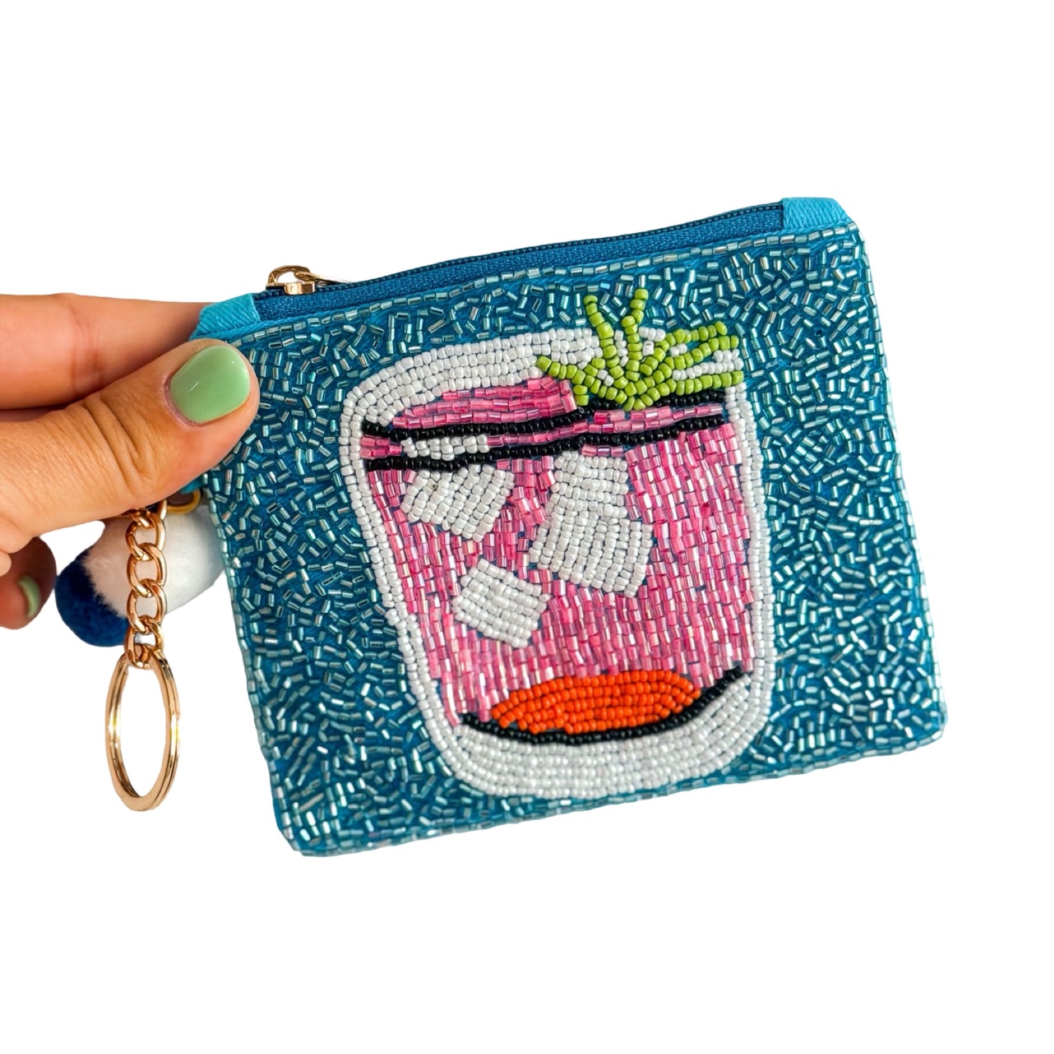 Coin Purse Handmade with Keychain — Best Seller