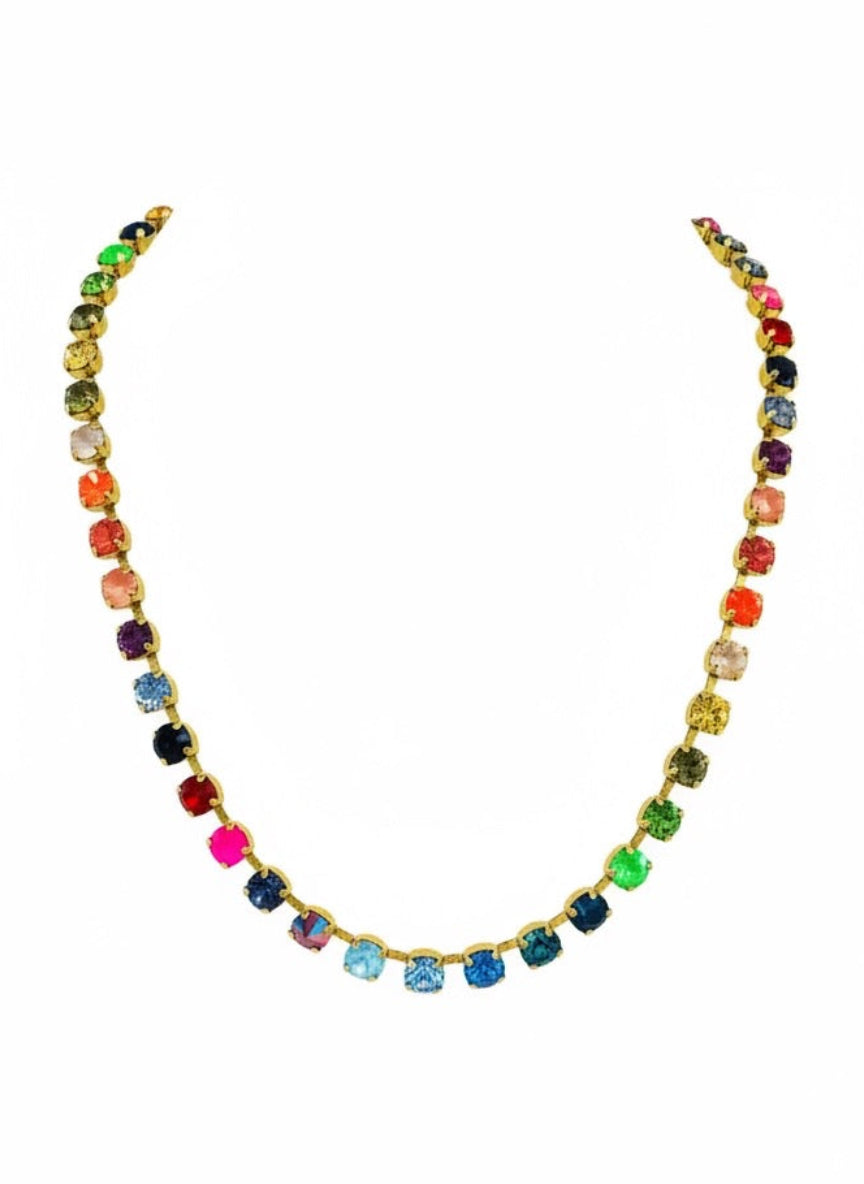 Sarina Necklace - Watermelon Rainbow