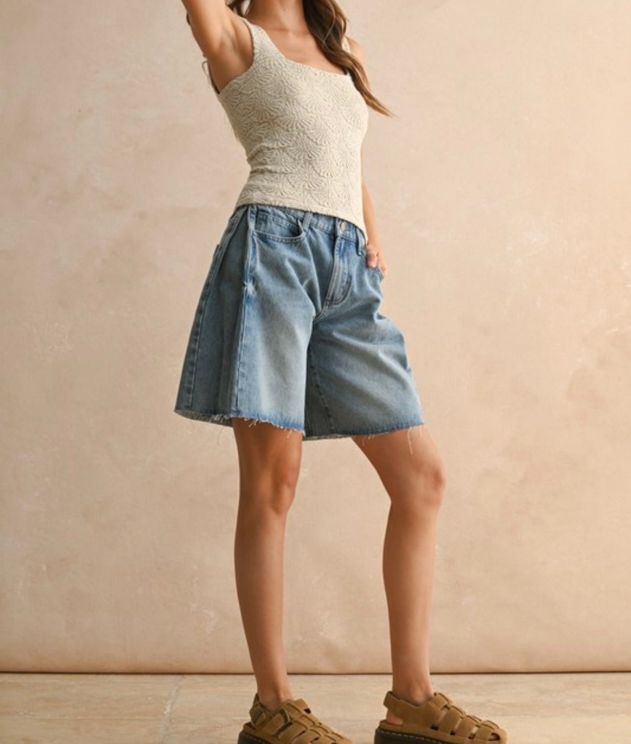 Bermuda Denim Shorts