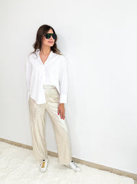 Sequins Straight Pants