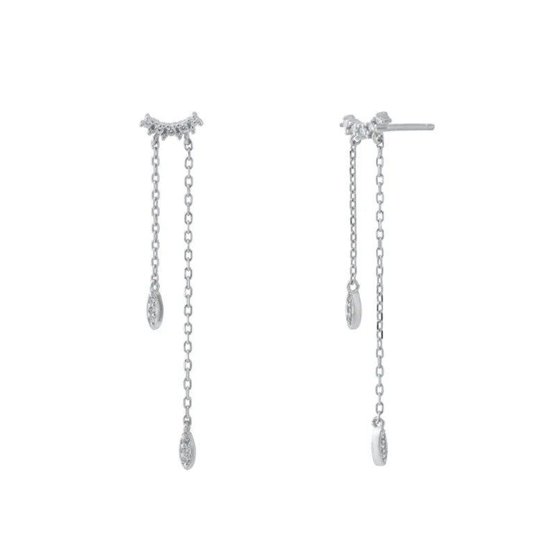 Zircon Long Earring
