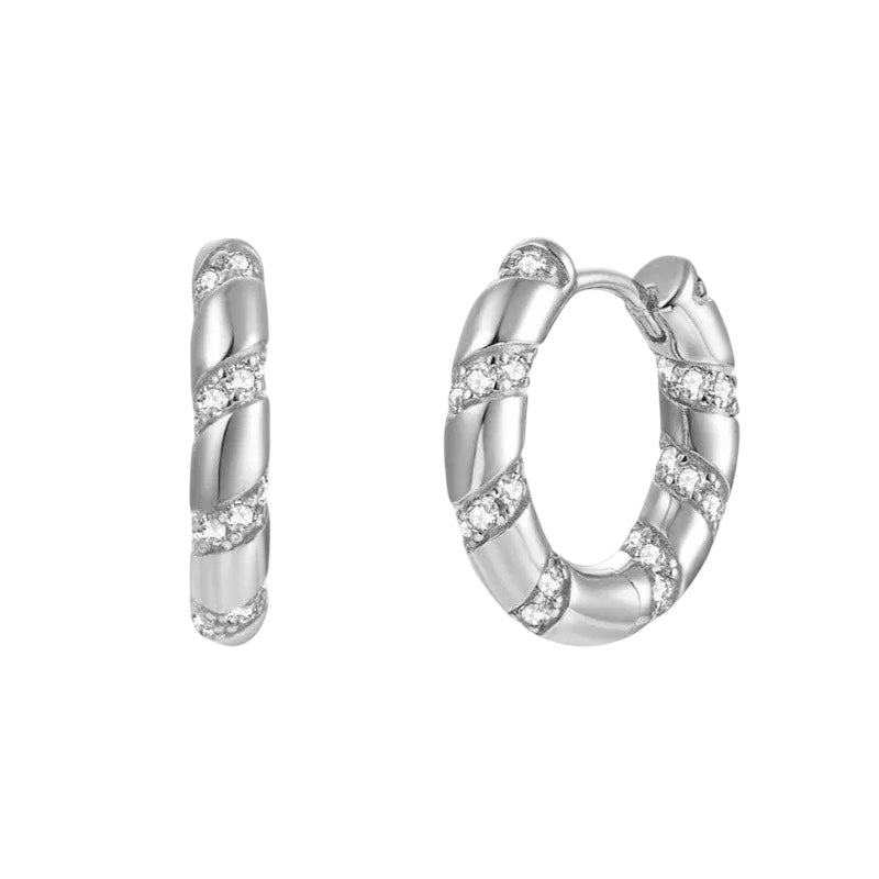 Twisted Glow Hoops