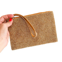 Wristlet Beaded Wallet – Solid Colors