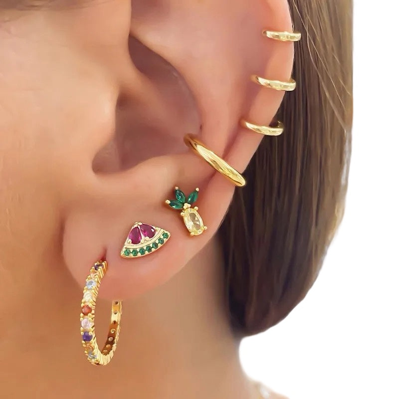 Triple Loop Ear Cuff (Single)