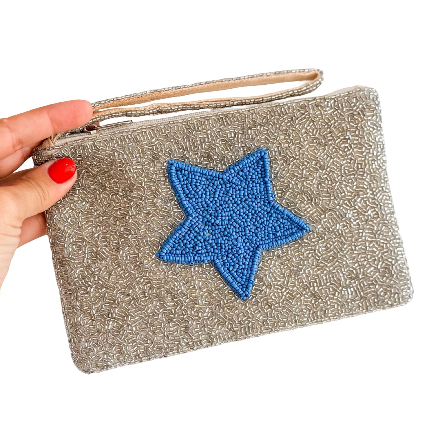 Star Wristlet Beaded Wallet