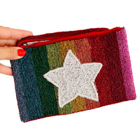 Star Wristlet Beaded Wallet