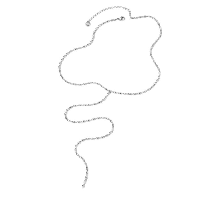 Lariat Beaded Necklace